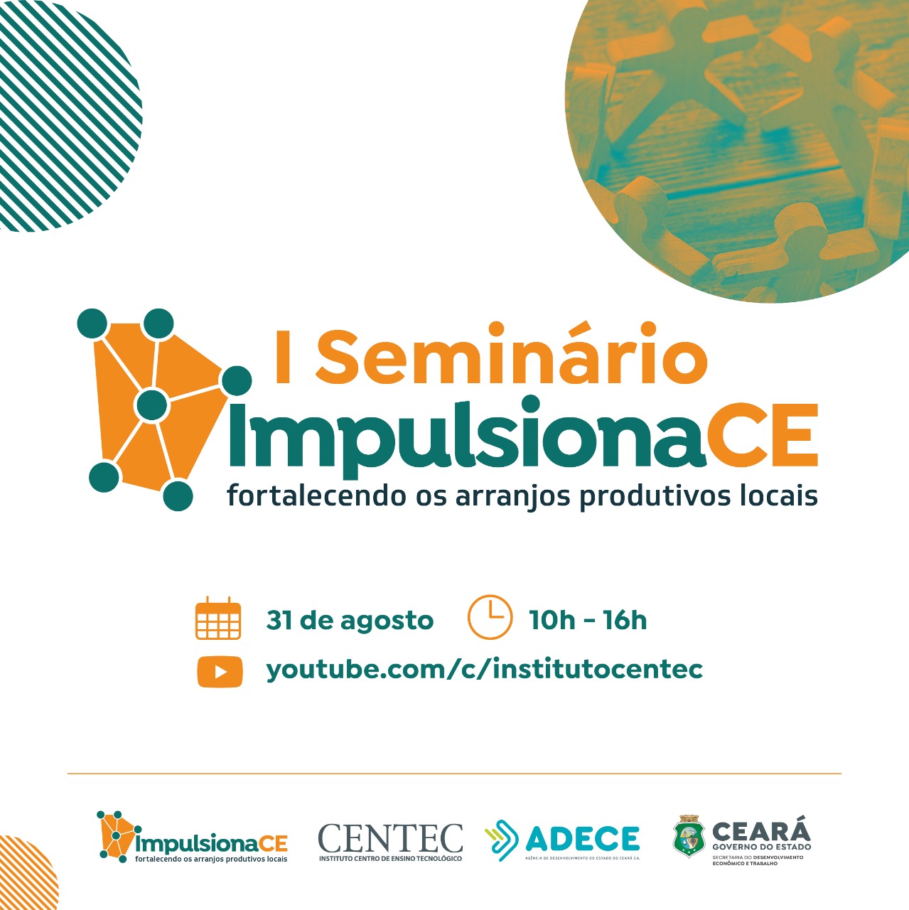 Inscrições abertas para 1º Seminário “Impulsiona Ceará: fortalecendo os arranjos produtivos locais”