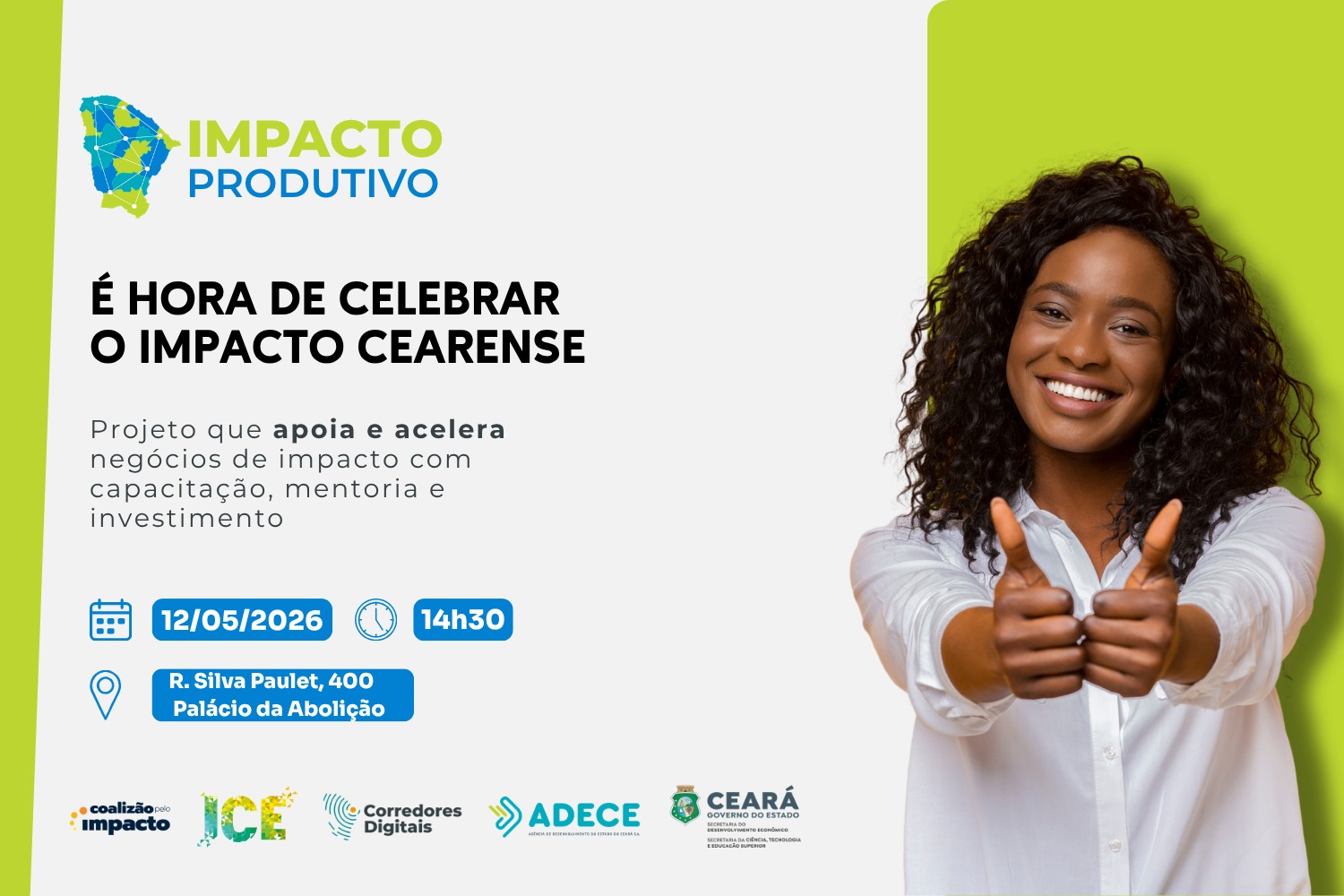 Governo do Ceará realiza encerramento do projeto Impacto Produtivo com demo day para apresentação de 10 negócios apoiados